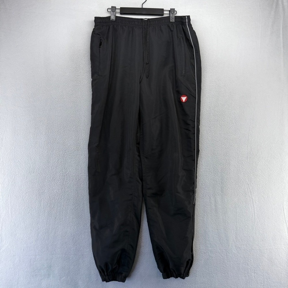 Loffler Track Pants Mens Size 4 Black Austrian Army Military Training Nylon Wind